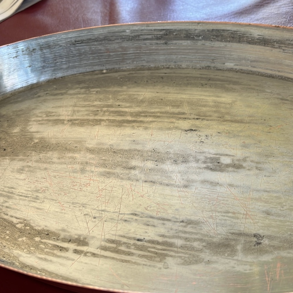 Vintage Italian Copper Oval Fish Pan - Picture 6 of 16